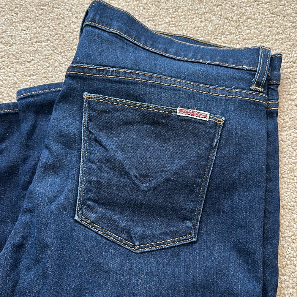 Hudson Skinny Jeans in Dark Blue Size 32